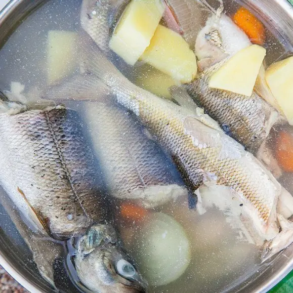 Уха из благородного омуля